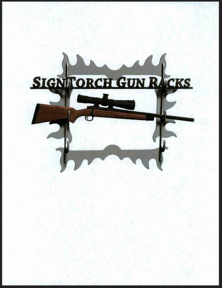 Sign Torch Gun Rack Designs