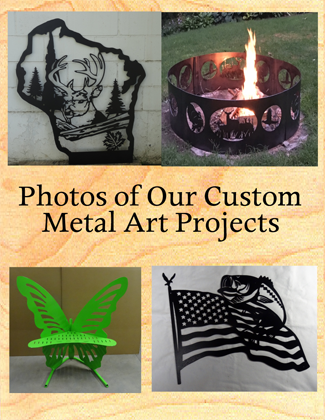 Photos of Custom Metal Art Projects